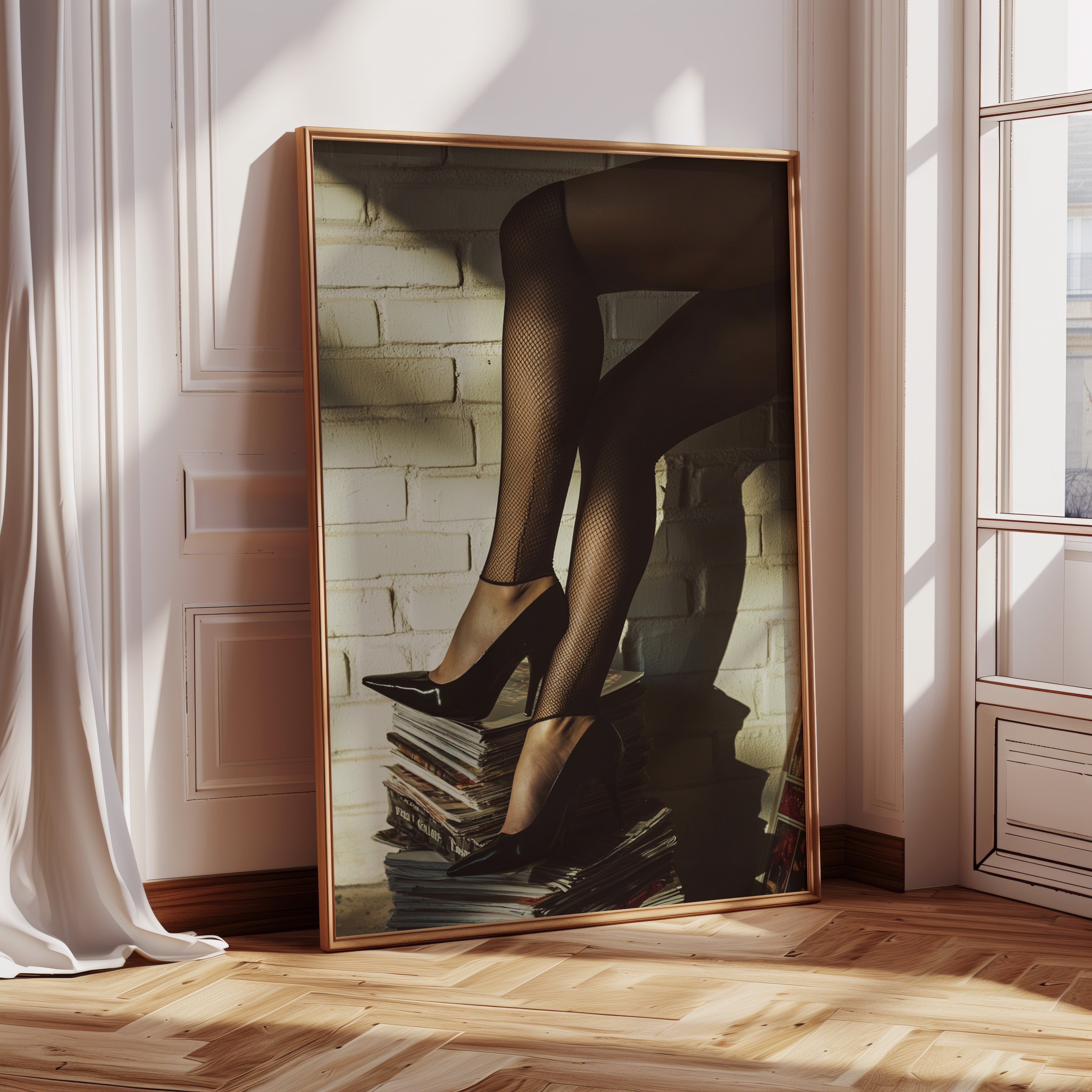 Vinyl Stacks and Velvet Legs