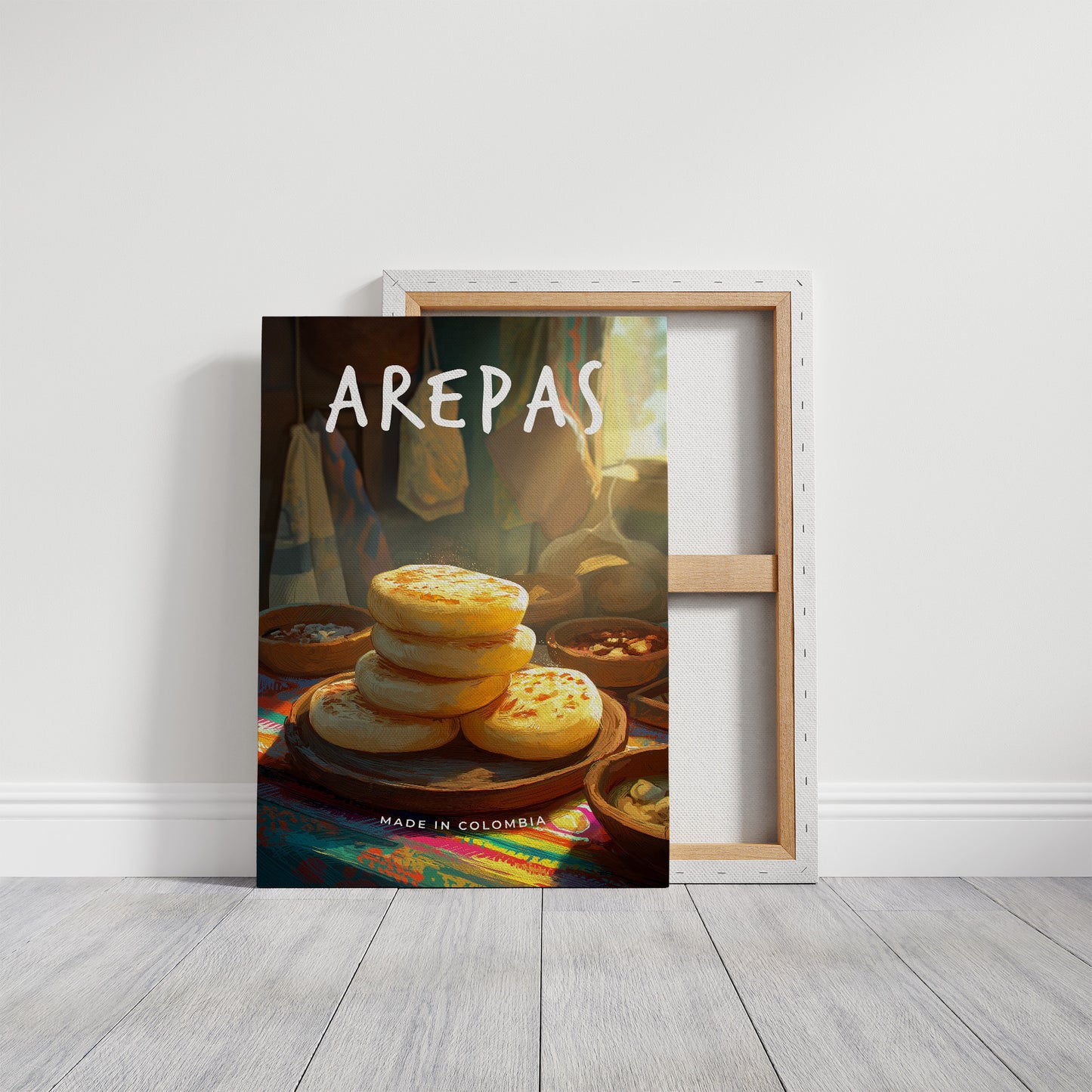 Golden Arepas In Morning Sunlight