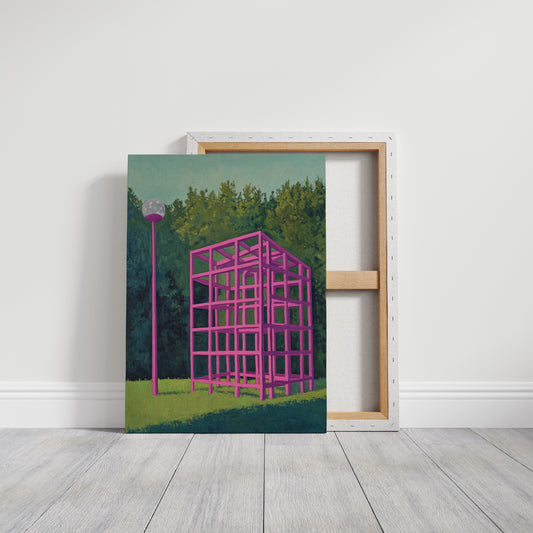 Pink Geometry Dreams In Forest