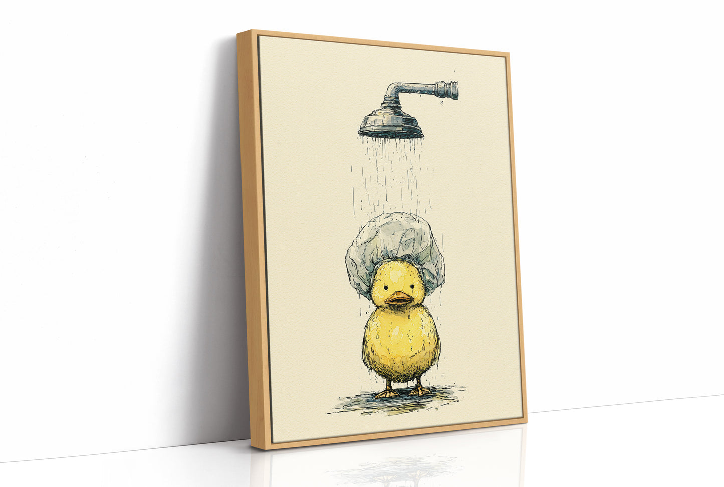 Duckling's Shower Cap Situation