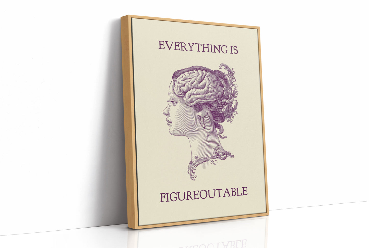 Everything Is Figureoutable Vintage Mind Quote Print