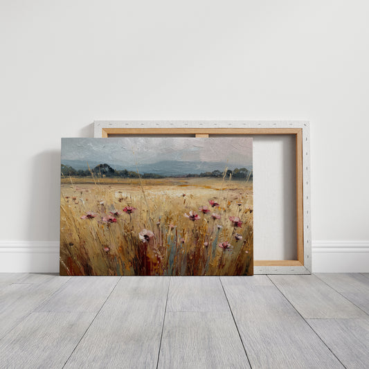 Wild Cosmos Dance Through Golden Fields