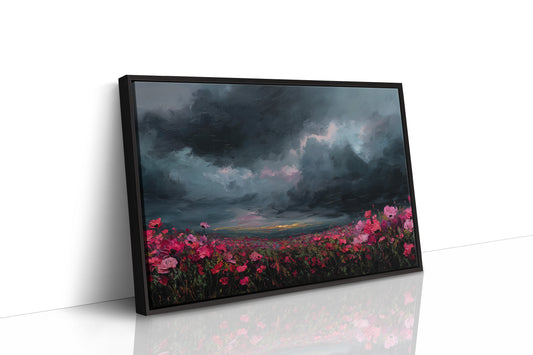 Storm Blooms Against Darkened Sky