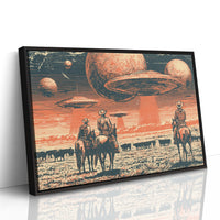 Cattle Drive Under Strange Skies