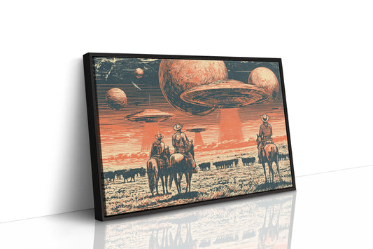 Cattle Drive Under Strange Skies