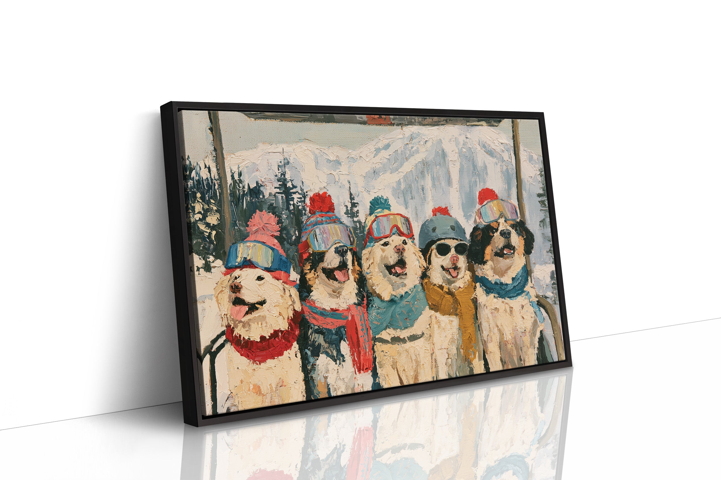 Dogs on the Chairlift