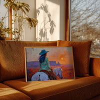 Wild Horses Chase Desert Sunsets