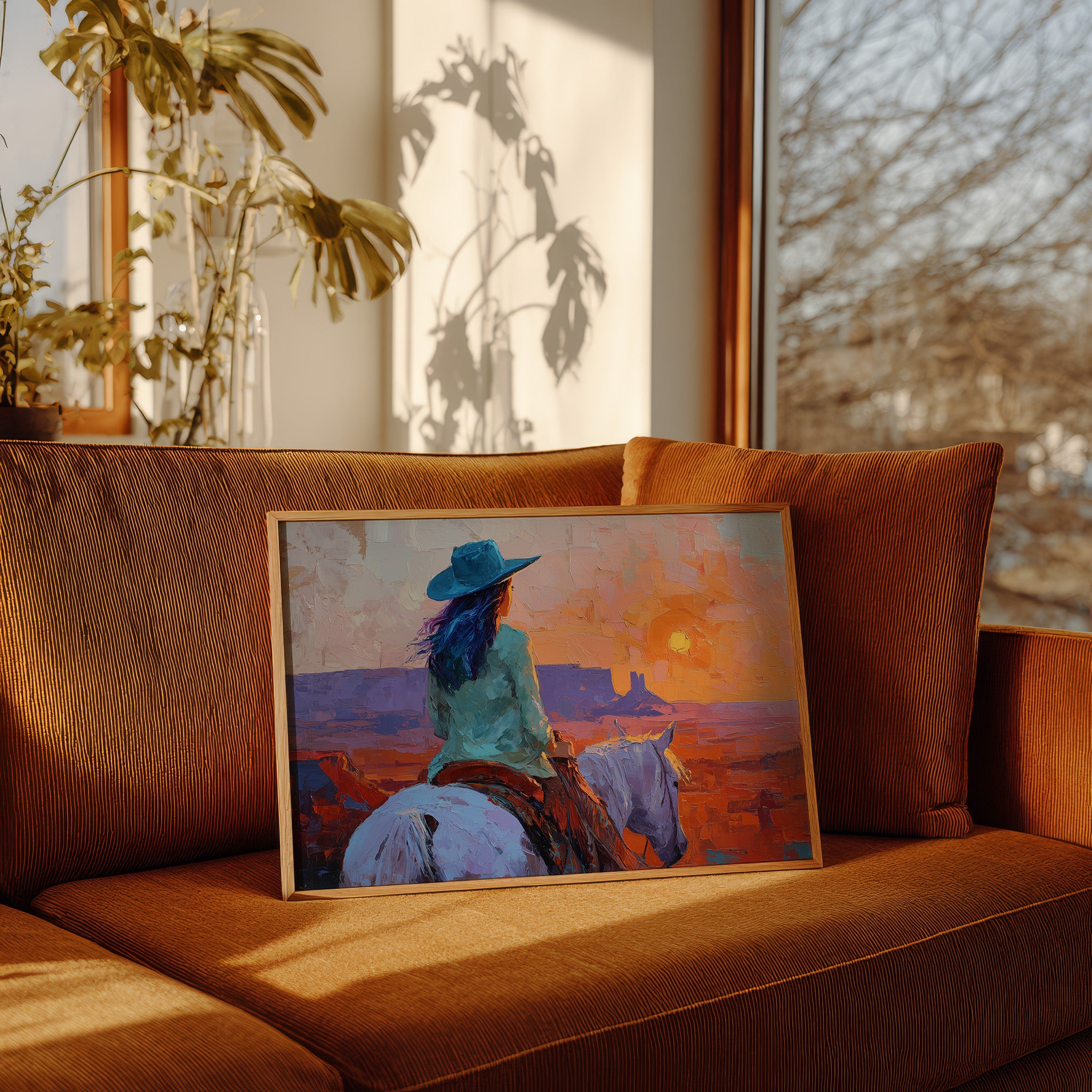 Wild Horses Chase Desert Sunsets