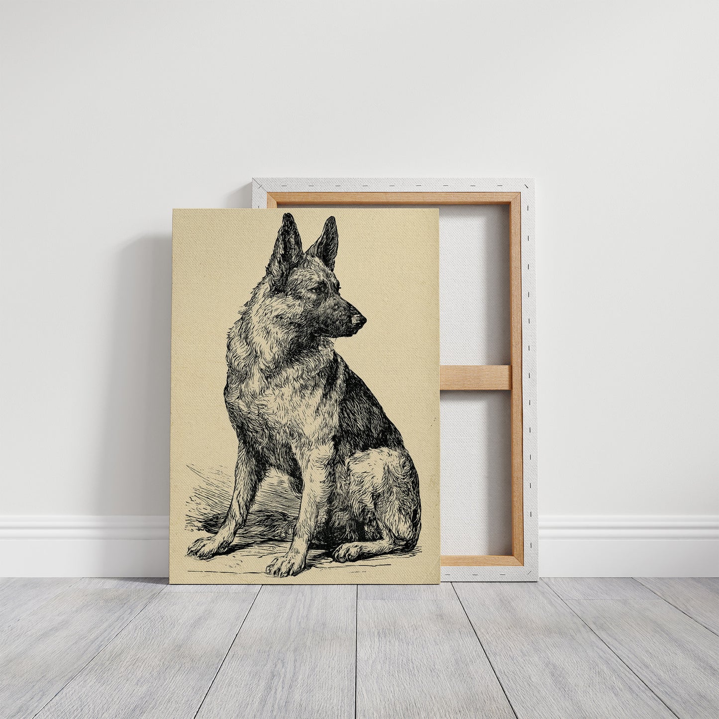 Ever Alert: Vintage Shepherd Sketch