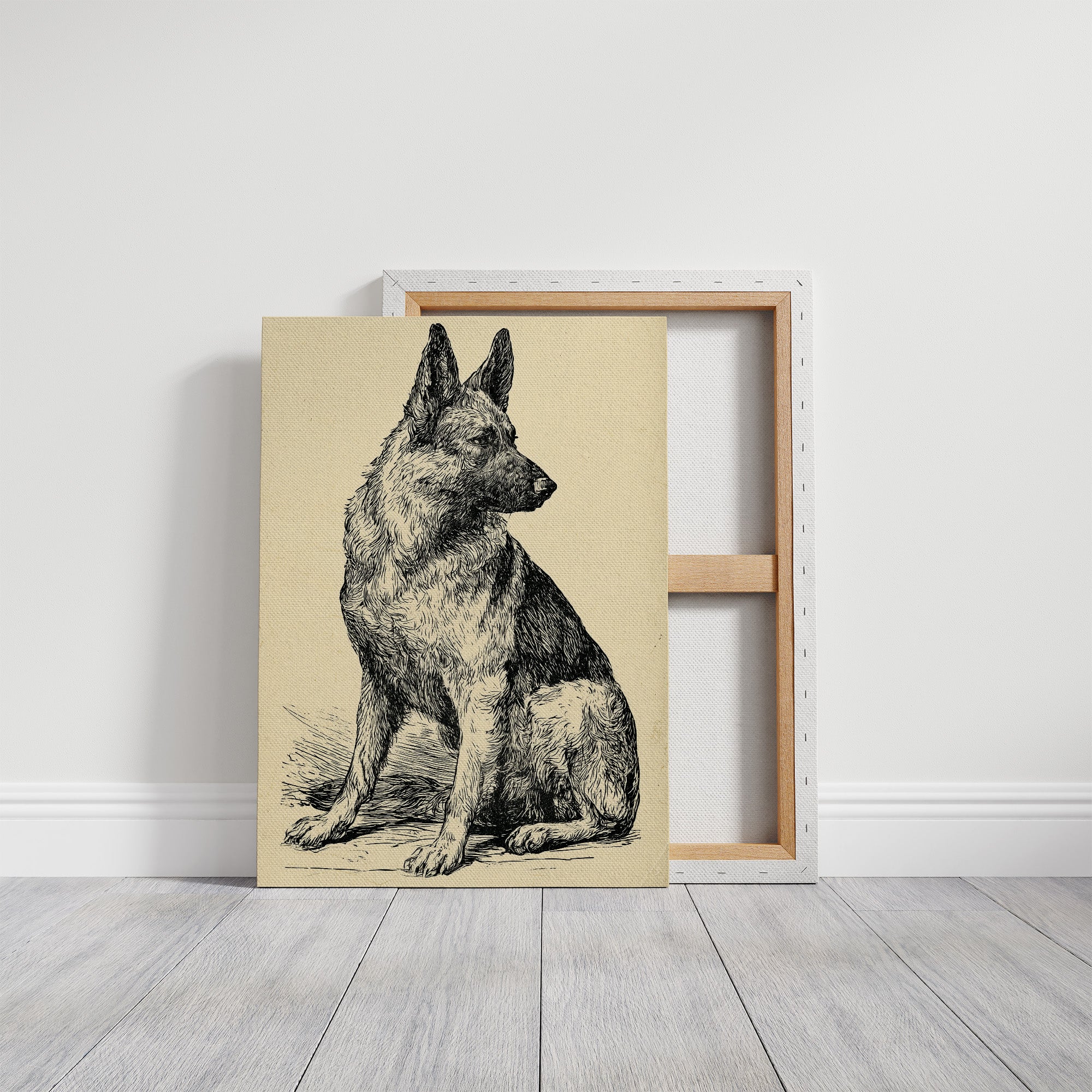 Ever Alert: Vintage Shepherd Sketch