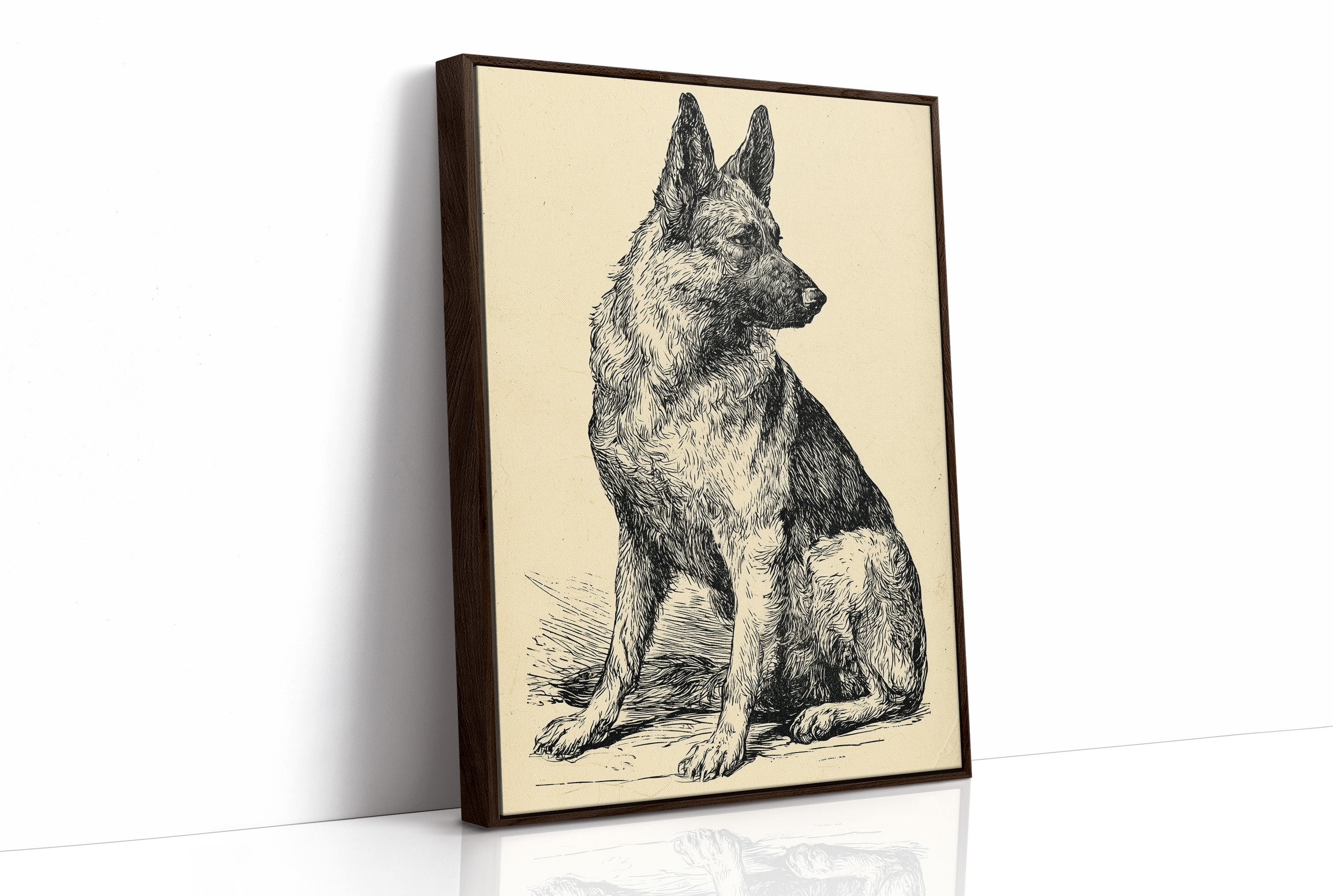 Ever Alert: Vintage Shepherd Sketch