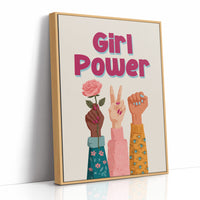 Girl Power Feminist Illustration Quote Print