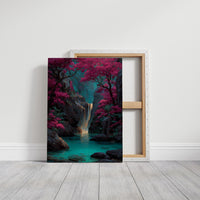 Where the Magenta Forest Meets Water