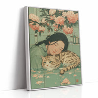 Peach Blossoms Guard Afternoon Dreams