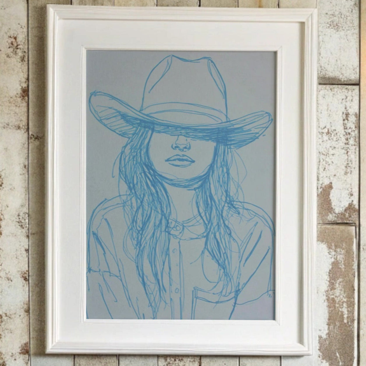 Blue Lines Paint Prairie Stories