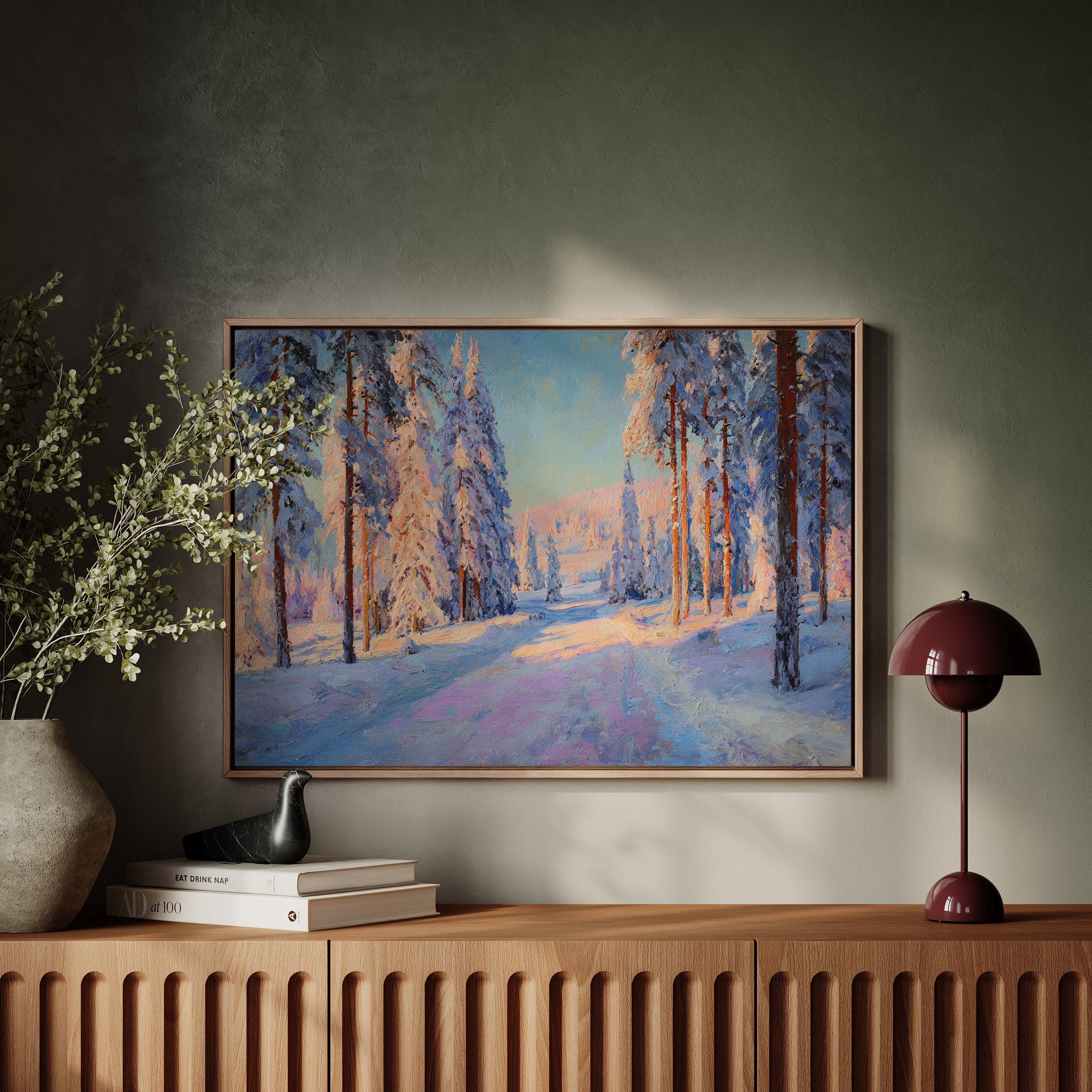 Winter Paints The Forest Rose