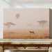 Cheetah's Dawn Under Floating Dreams