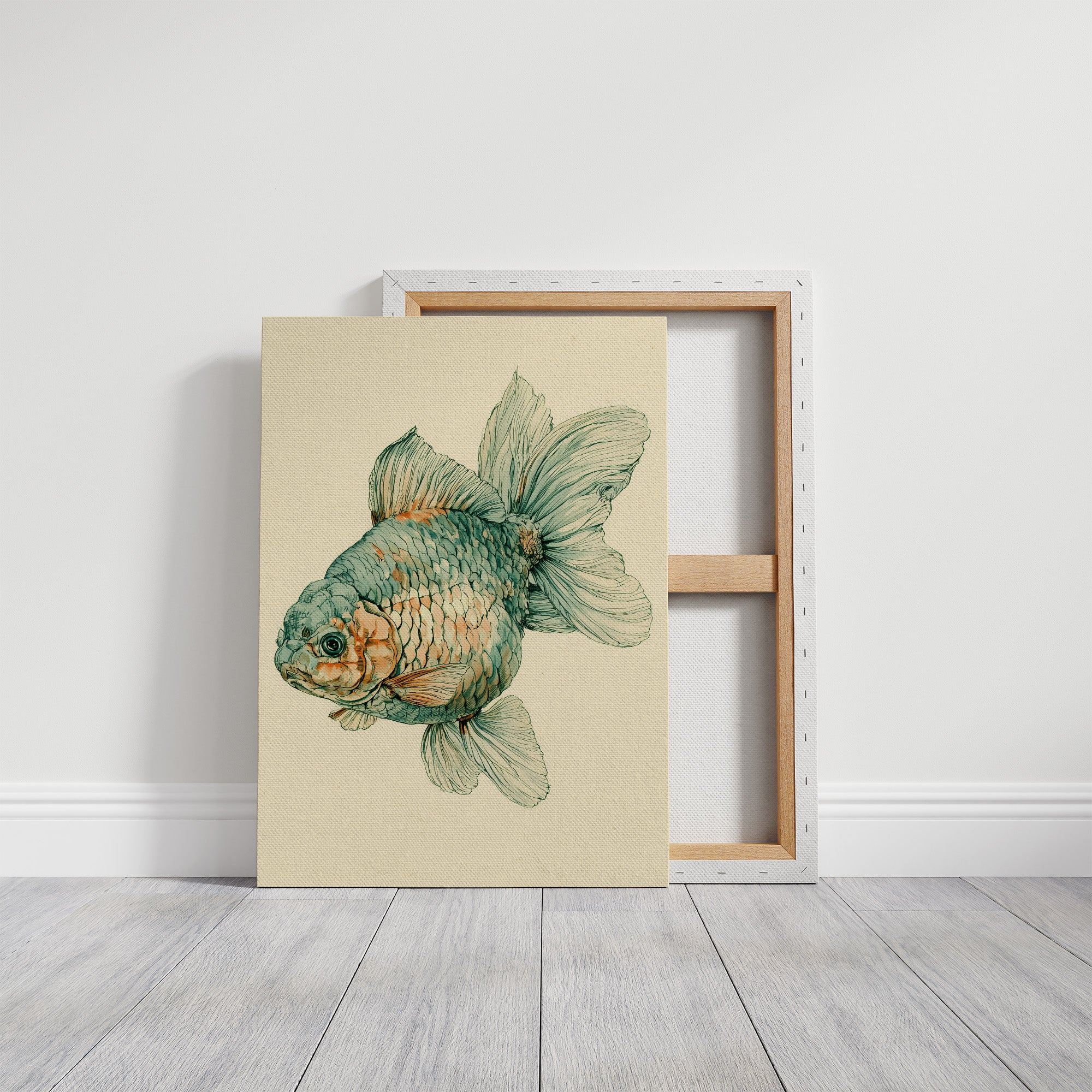 The Fancy One: Ornamental Goldfish Study