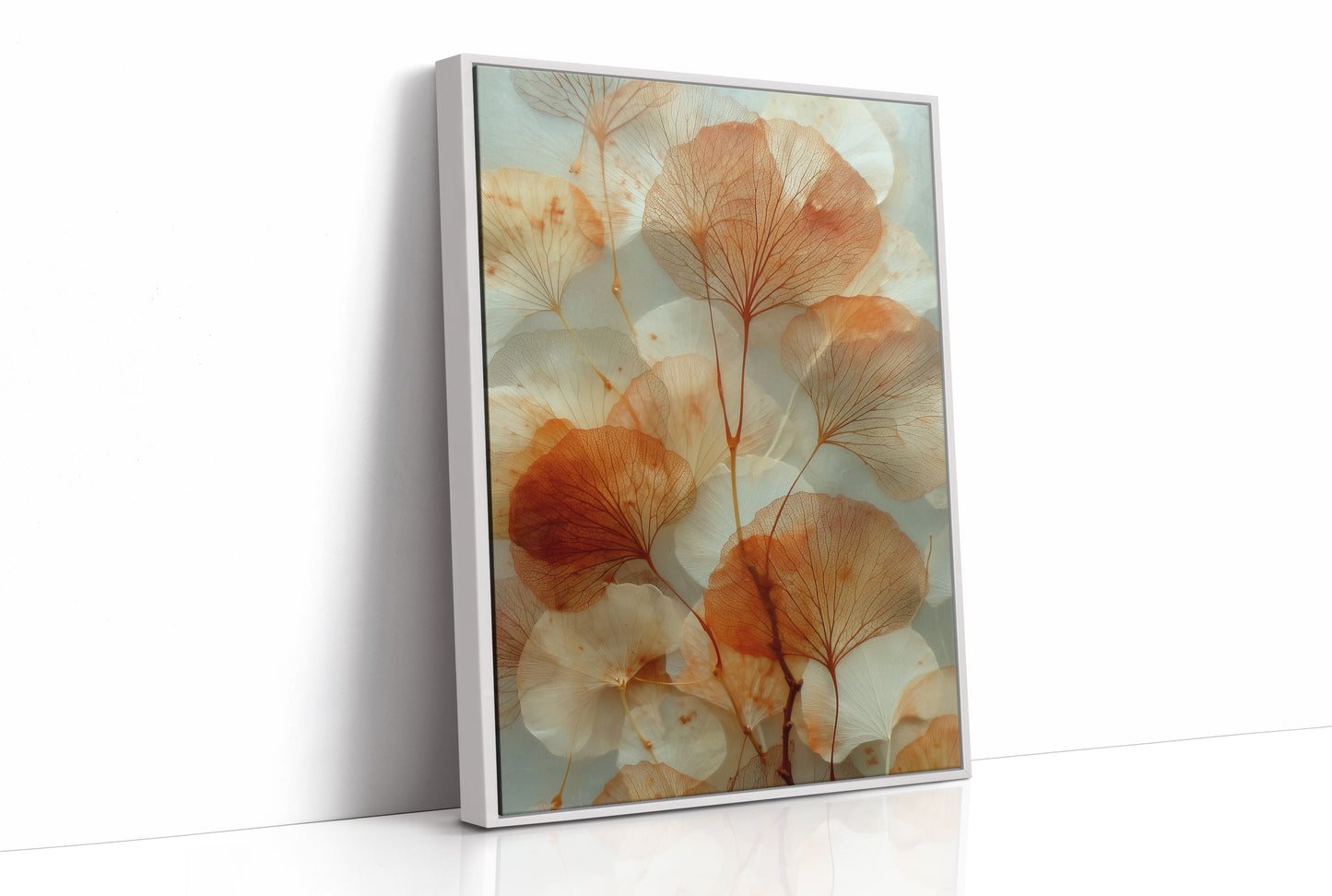 Copper Petals Dance In Light