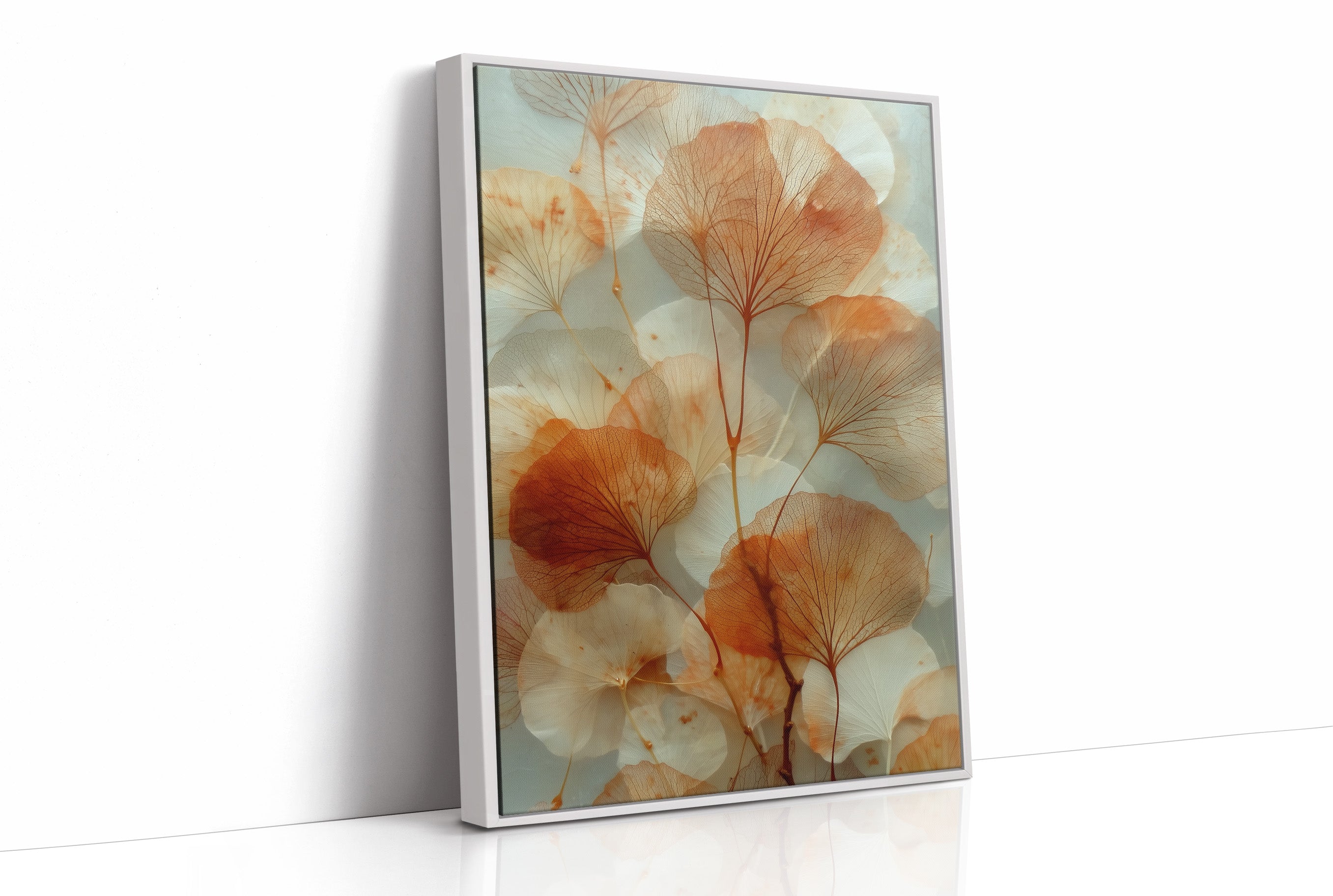 Copper Petals Dance In Light