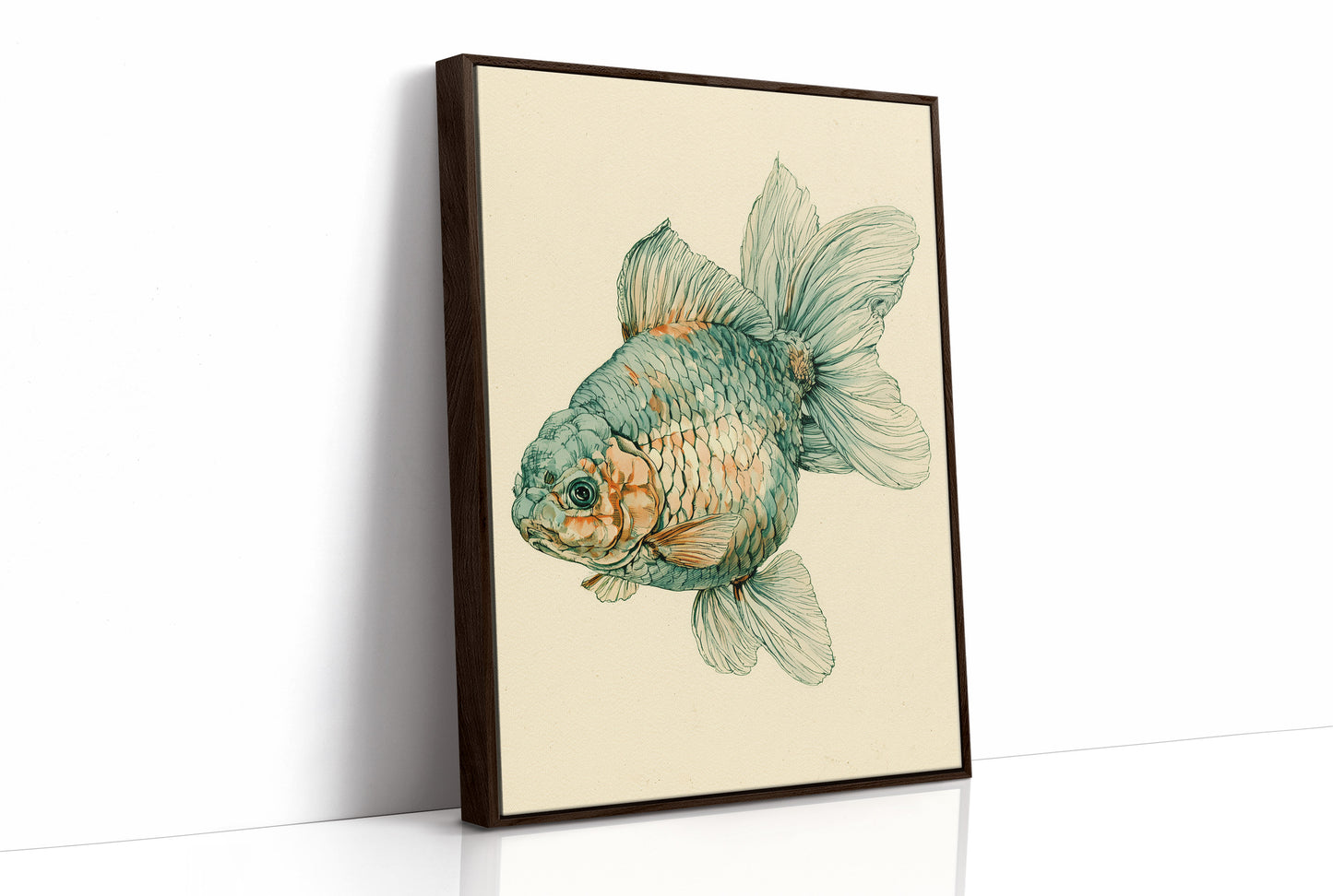 The Fancy One: Ornamental Goldfish Study