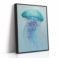 Aqua Bloom Dances Through Glass