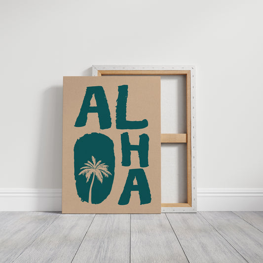 Island Letters Spell Summer Peace