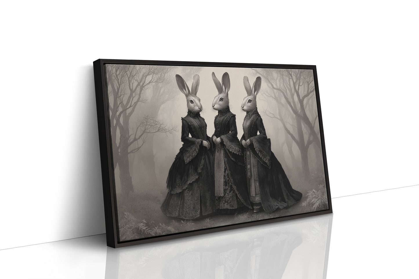 Victorian Hares Tell Forest Tales