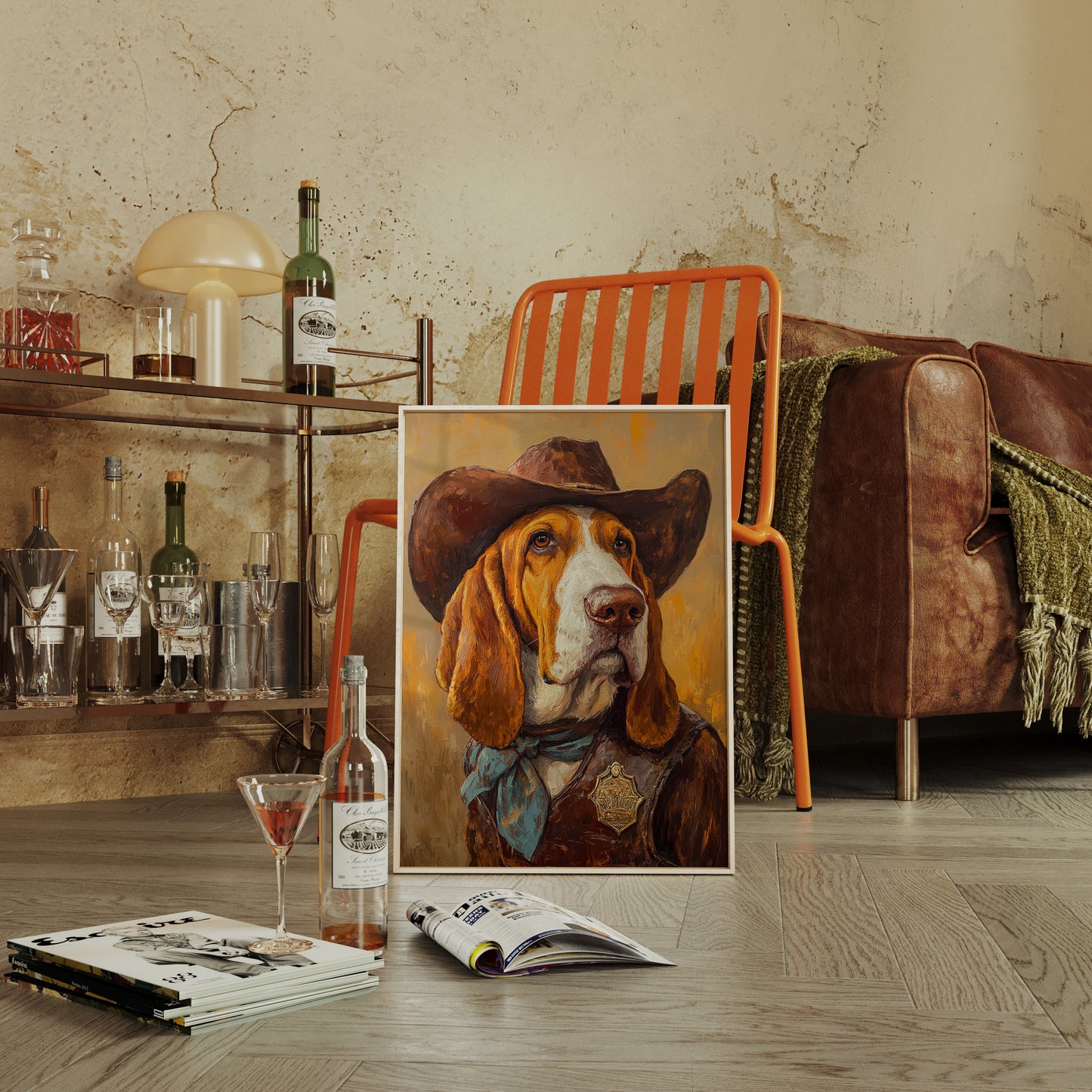 Basset Hound Frontier Sheriff