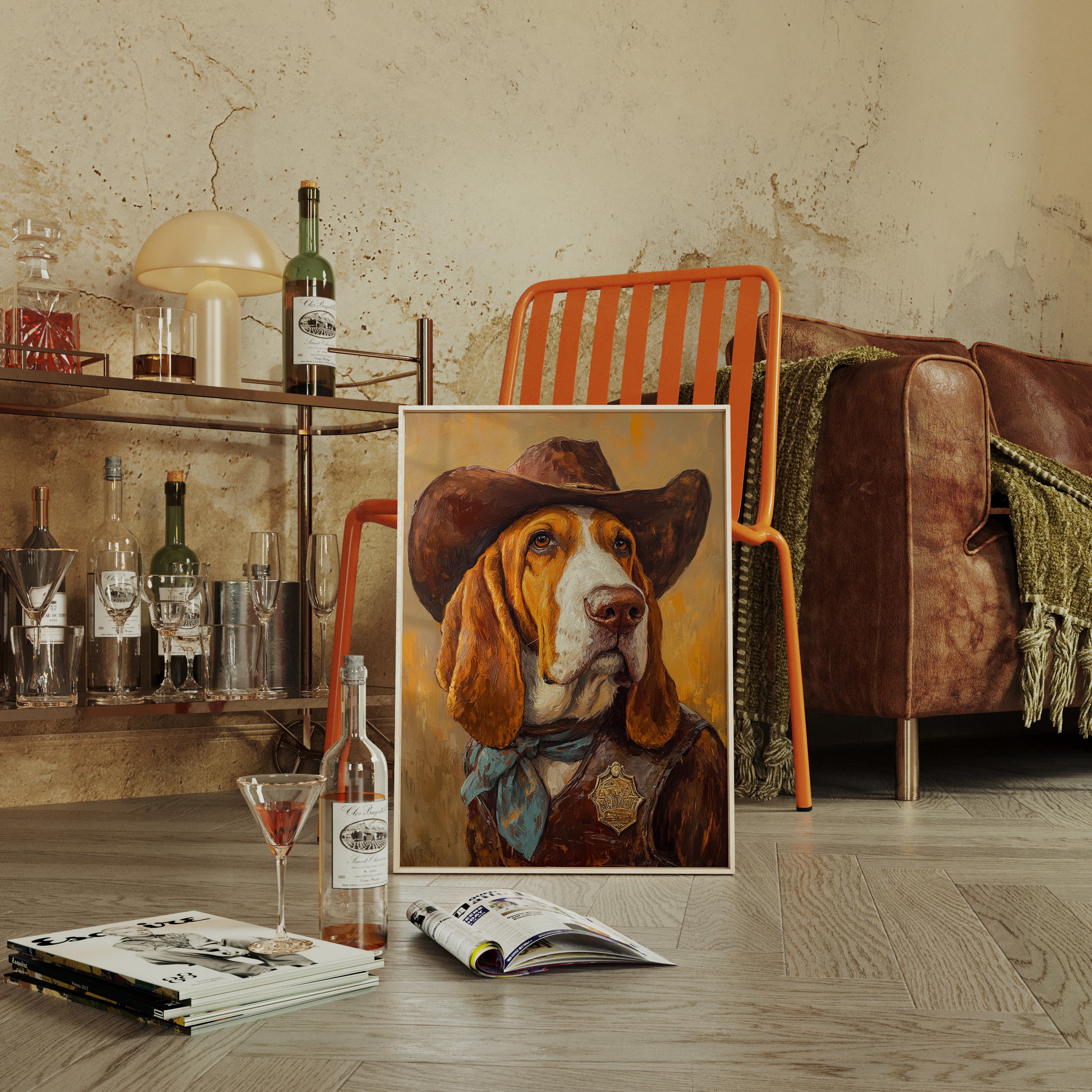 Basset Hound Frontier Sheriff