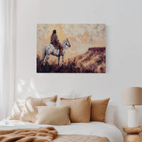 Twilight Scout Above Painted Mesa