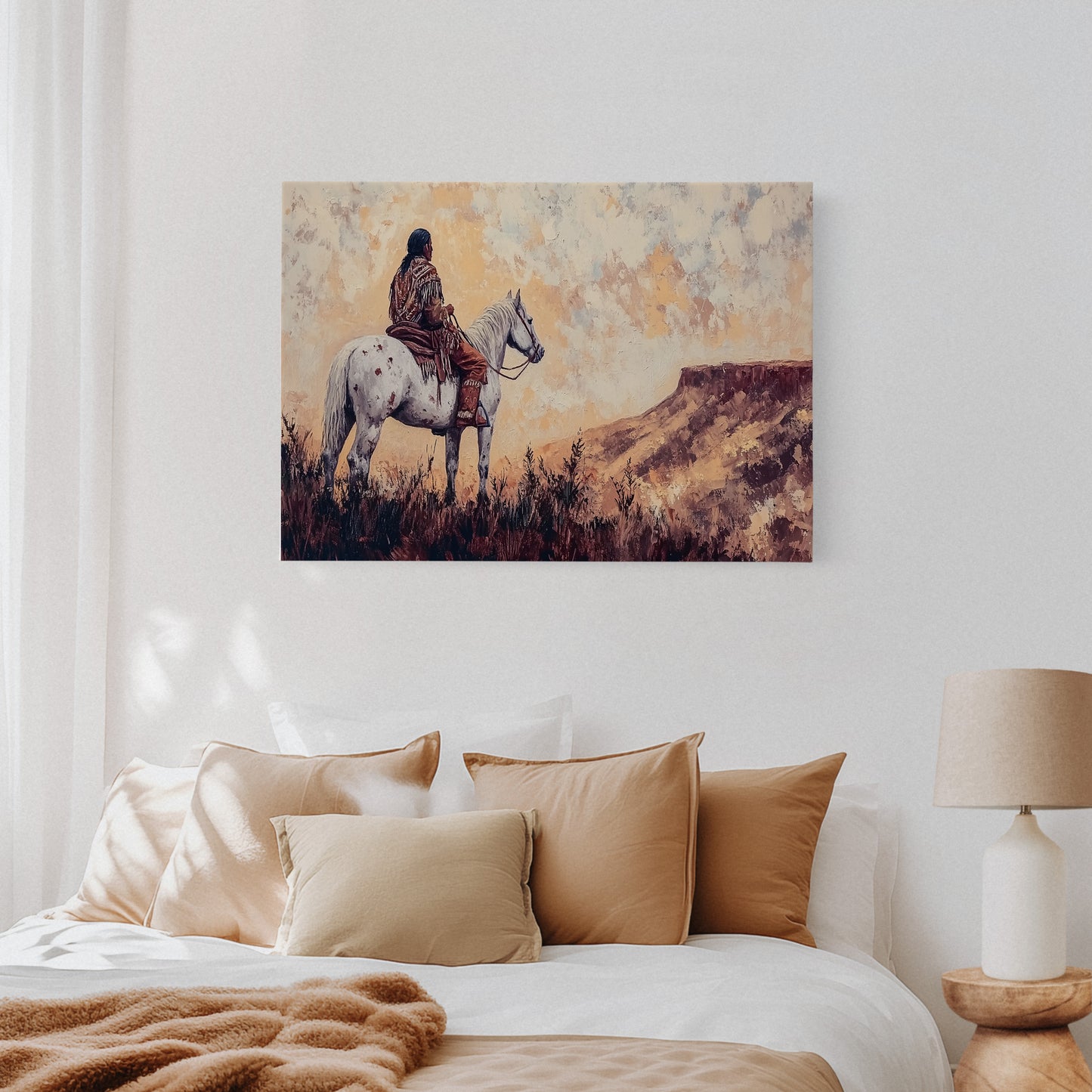 Twilight Scout Above Painted Mesa