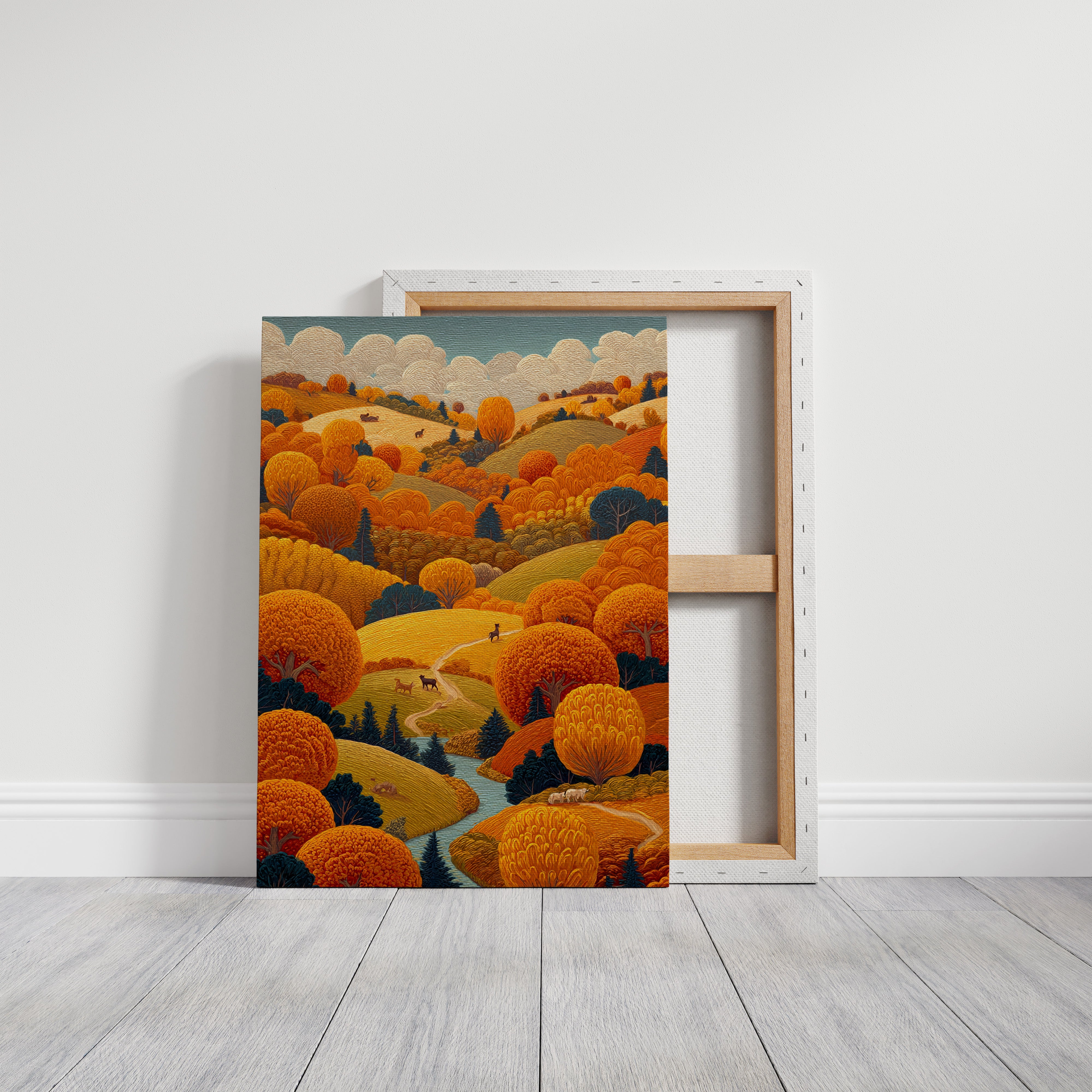 Rolling Hills Paint October's Symphony