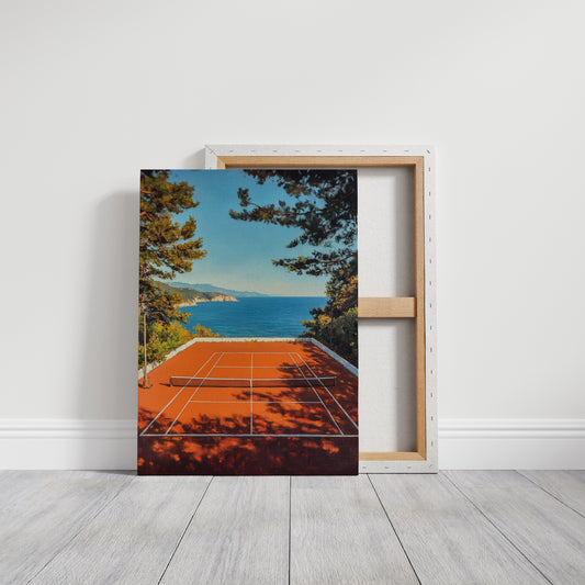 Mediterranean Match Point At Sunset