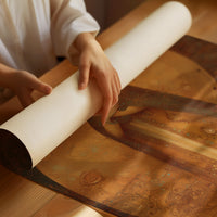 Gilded Devotion in Contemplative Silence