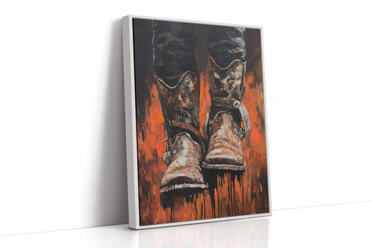 Burnt Leather Cowboy Boots