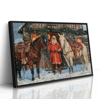 Santa's Lantern-Lit Homestead