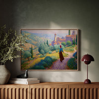 Tuscan Wildflowers Light Ancient Paths