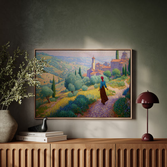 Tuscan Wildflowers Light Ancient Paths