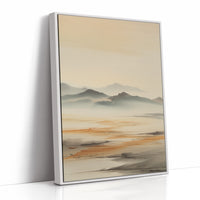 Distant Peaks Paint Desert Dawn