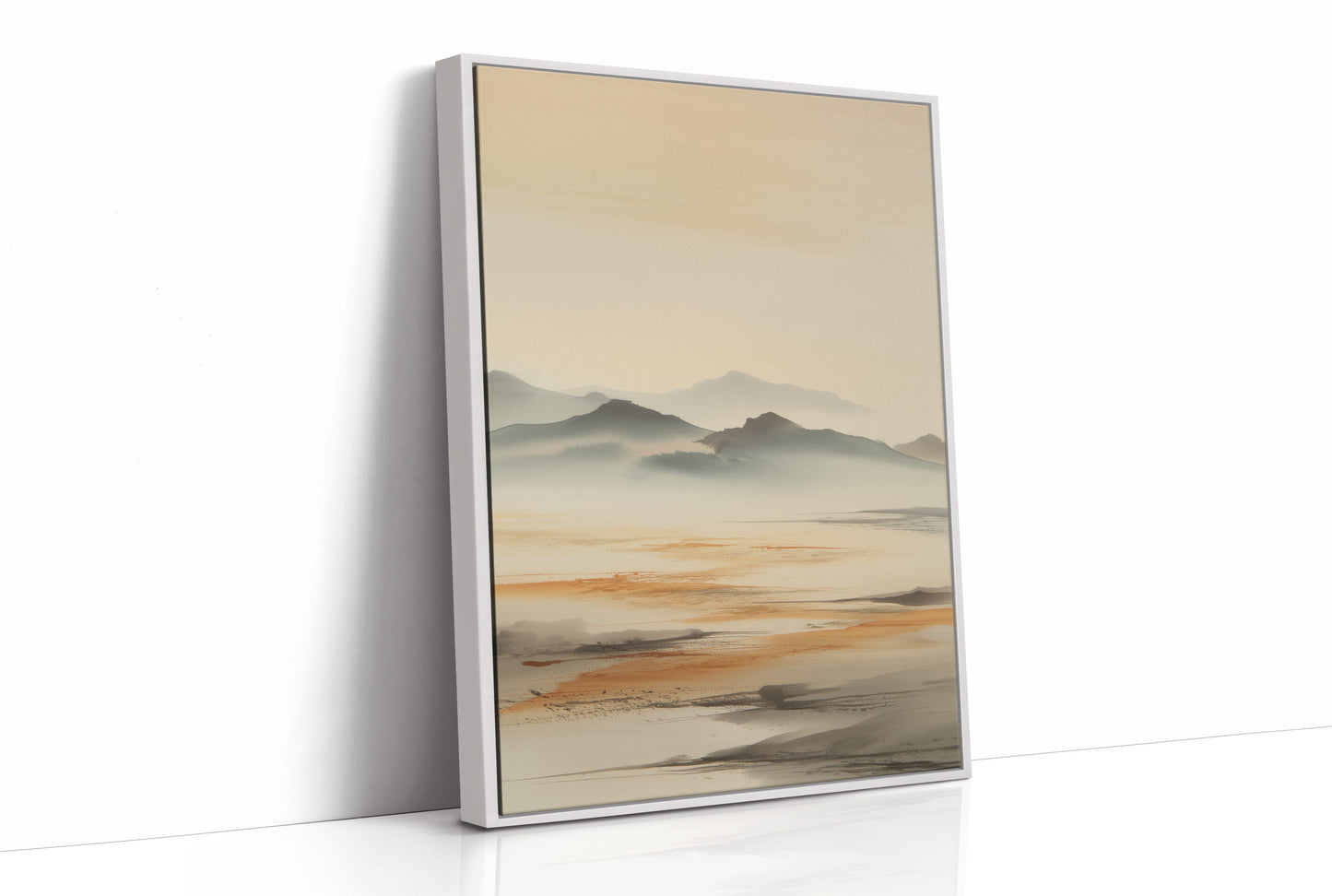 Distant Peaks Paint Desert Dawn