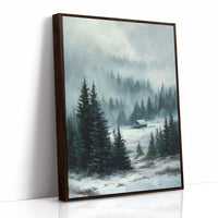 A Cabin Beneath Silent Pines