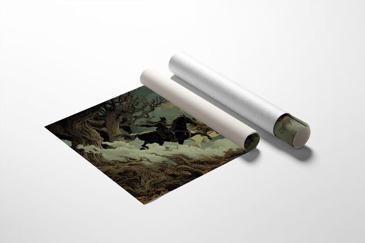 Riders Chase Amber Moon Light