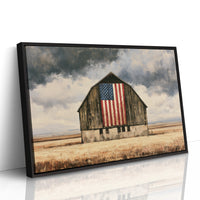 Old Glory in the Wheat Field