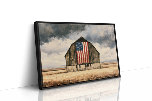 Old Glory in the Wheat Field