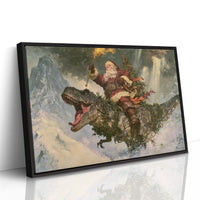 Torchbearer on a T-Rex