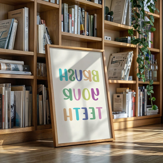 Pastel Letters Dance Like Spring Brush Your Teeth