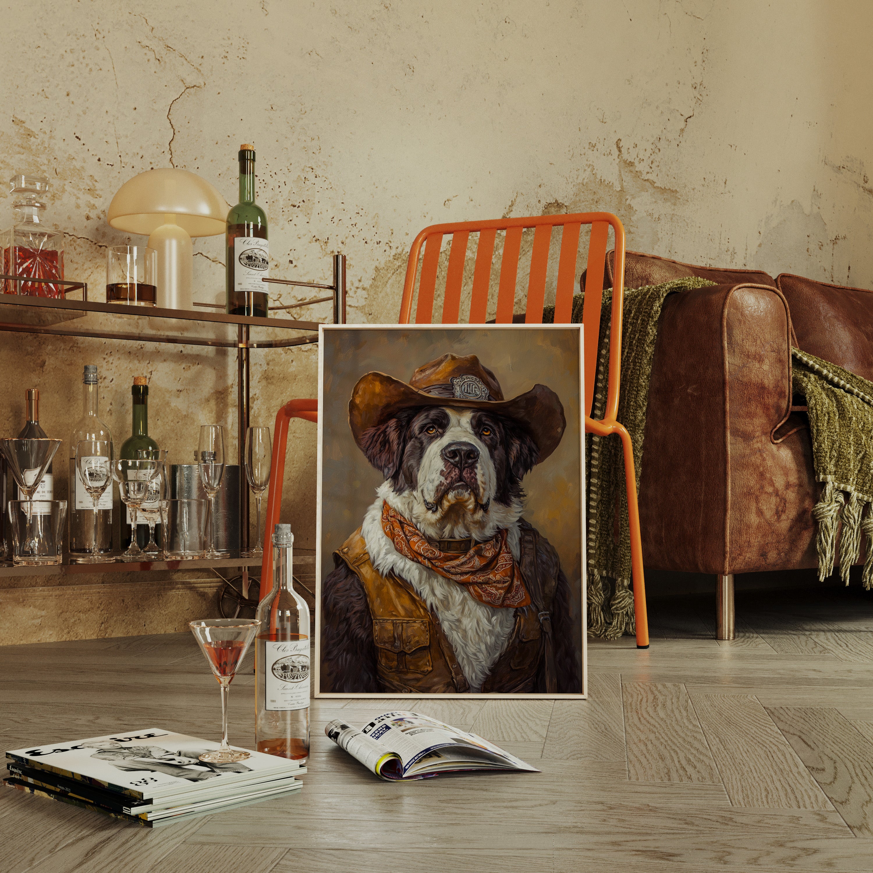 Saint Bernard Saddleback Sheriff