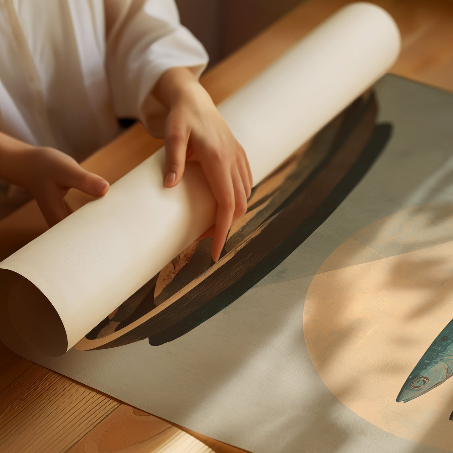 Rustic Feast: Bread and Fish in Harmony