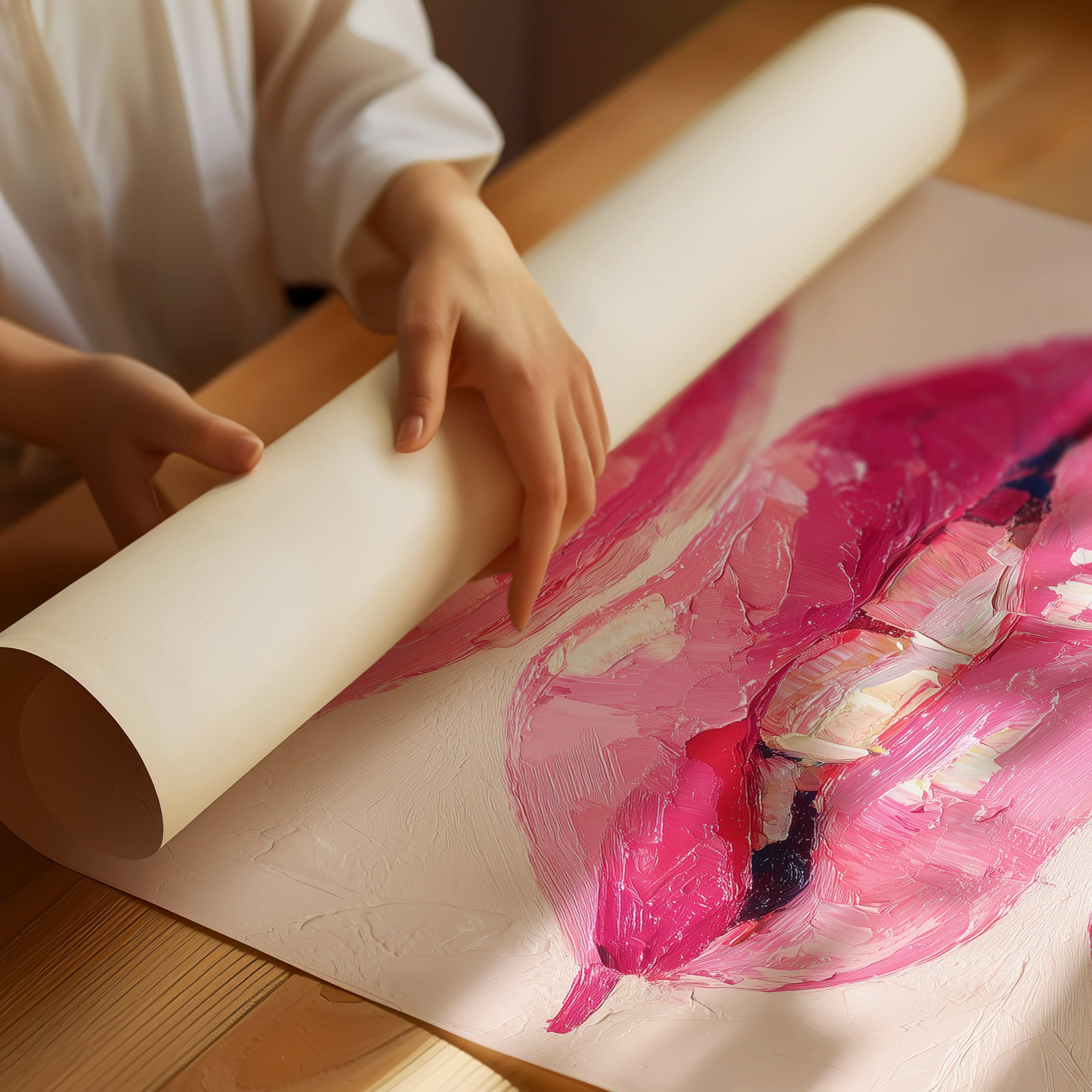 Painted Pout, Impasto Kiss